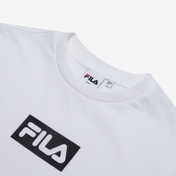 Fila Modern Crop - Naisten Poolopaita - Valkoinen | FI-76783